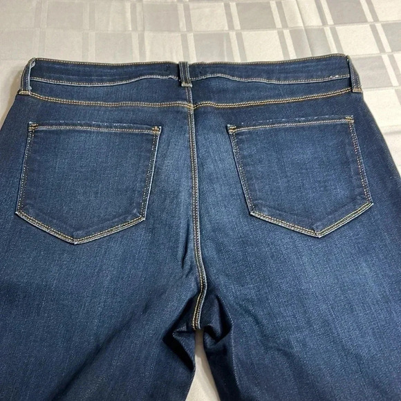 L AGENCE  jeans ,women high rise ,skinny ,cropped blue denim  jeans . - Picture 11 of 15